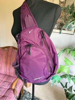 Eddie Bauer Plum Sling Crossbody Bag
